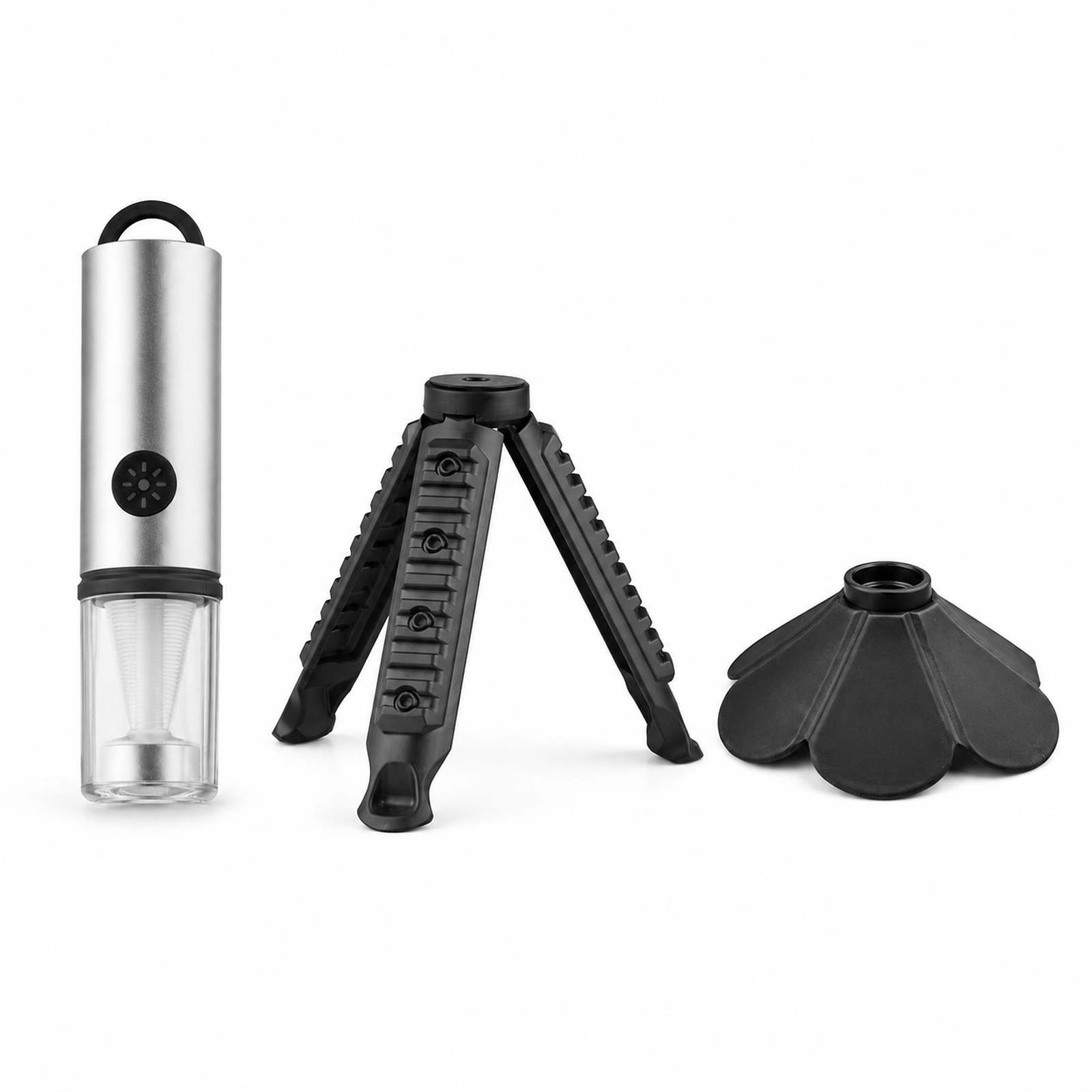Main product image of D45 Rechargeable Type C LED Flashlight, Black