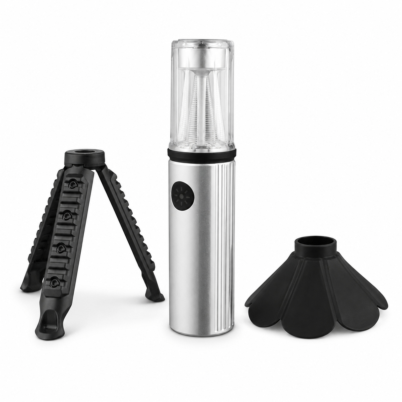 Main product image of D46 Black Rechargeable Type C LED Flashlight