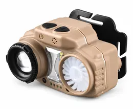 Product image of Rechargeable Motion Sensor Magnetic Zoomable LED Headlamp W663 1 Black For Camping Hiking Work Headlight