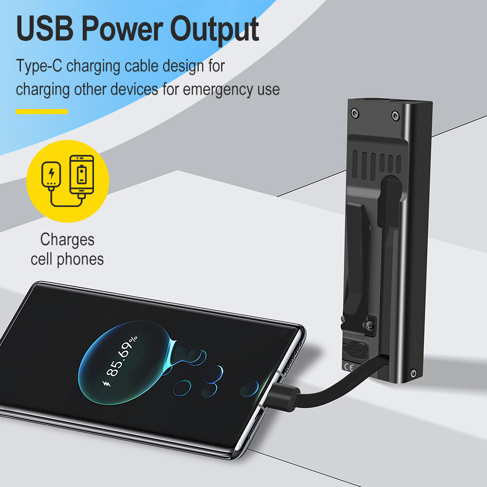 Main product image of BORUIT U7 Multi-Functional EDC Flashlight UV COB-20W Emergency Maintenance Light