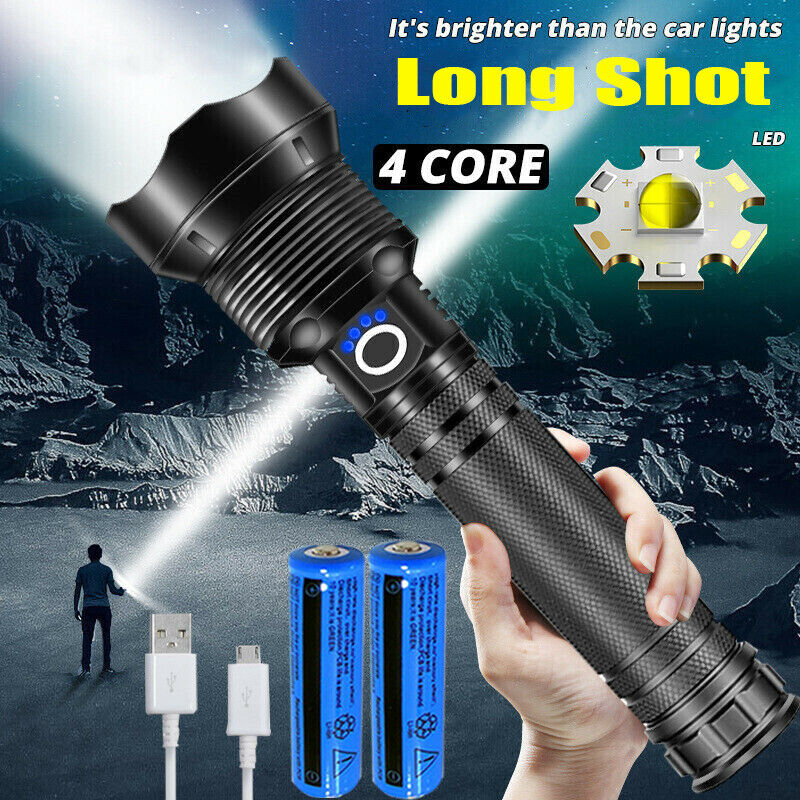 Main product image of XHP90 LED Industrial Rechargeable Zoom Flashlight