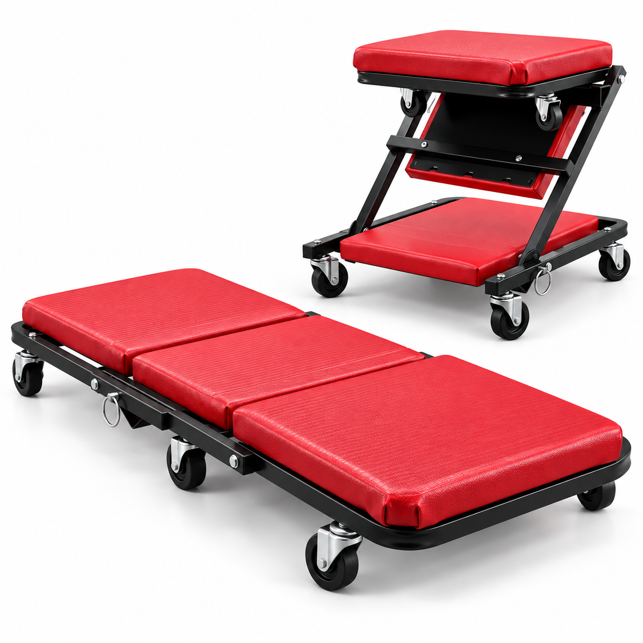 Main product image of 2-in-1 Mechanic Creeper Seat, Convertible Rolling Work Stool