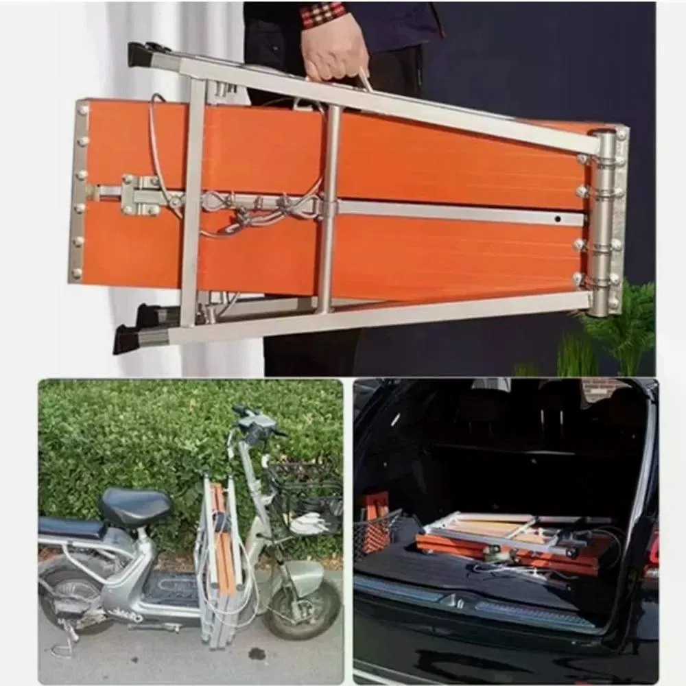 Main product image of Folding Aluminum Scaffold Platform, 250KG, 5 Adjustable Heights, 70-120cm