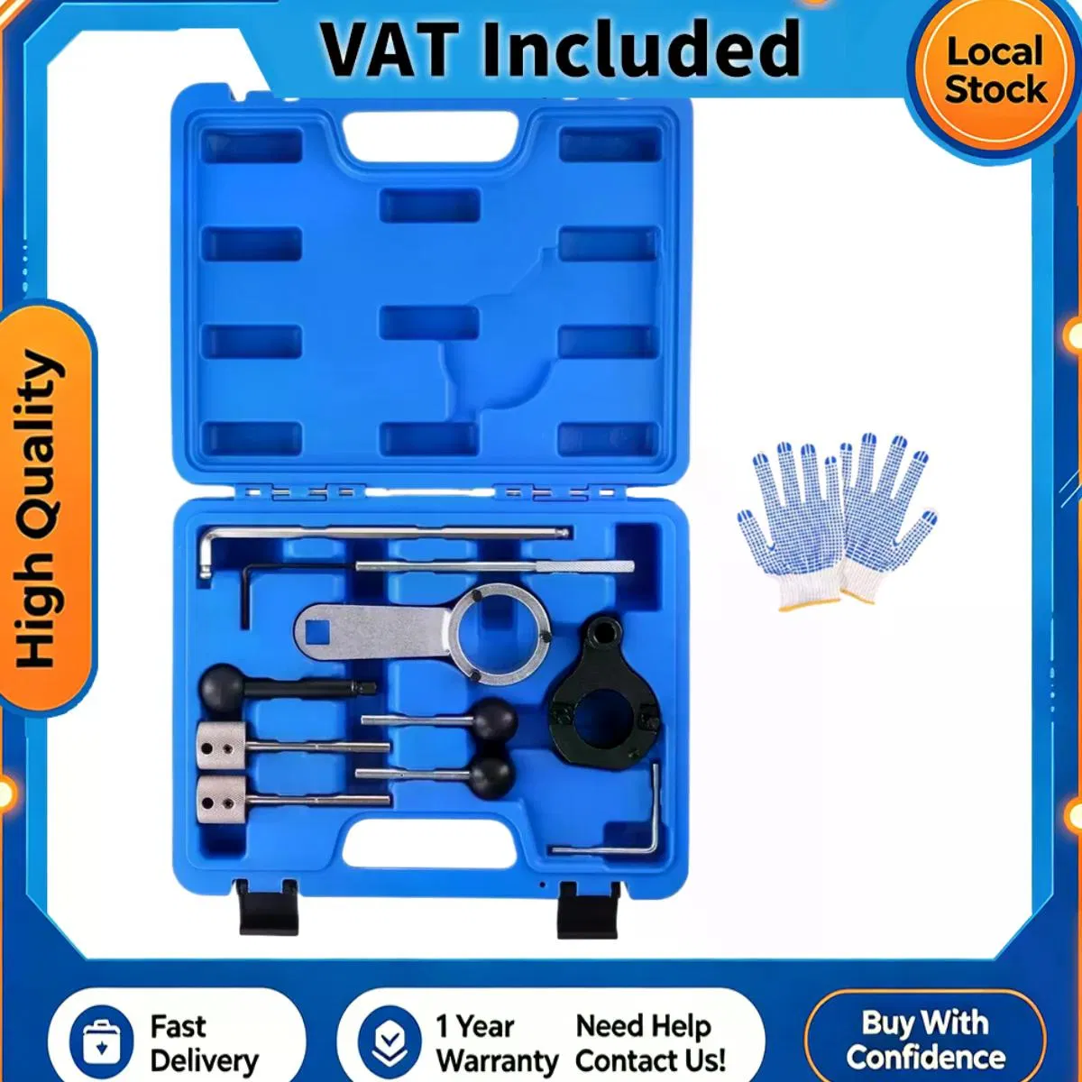 Main product image of Camshaft Timing Tool Kit for Audi SEAT Skoda VW 1.6 2.0 TDI CR Diesel (Post-2012)