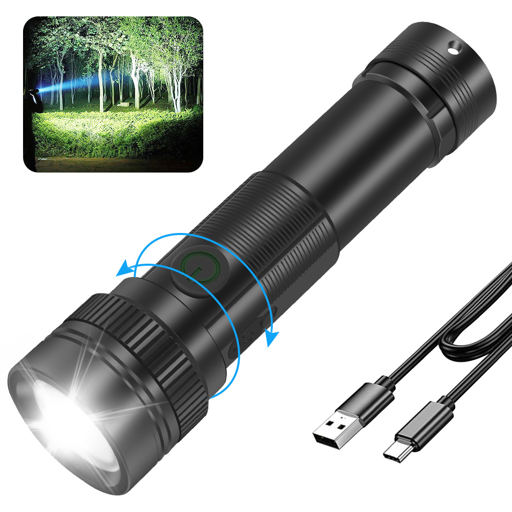 Main product image of BORUIT ST12 USB Rechargeable Torch, 2500 Lumen