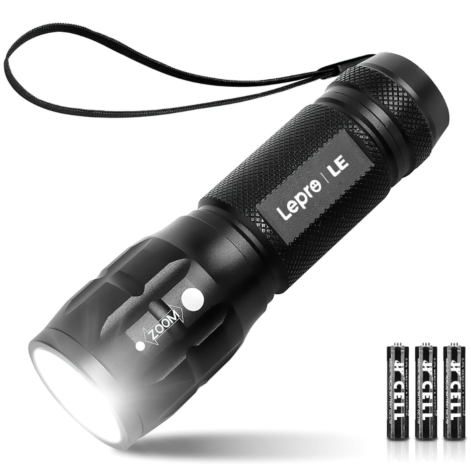 Main product image of LED White Light Flashlight, High Lumens Waterproof Adjustable Focus