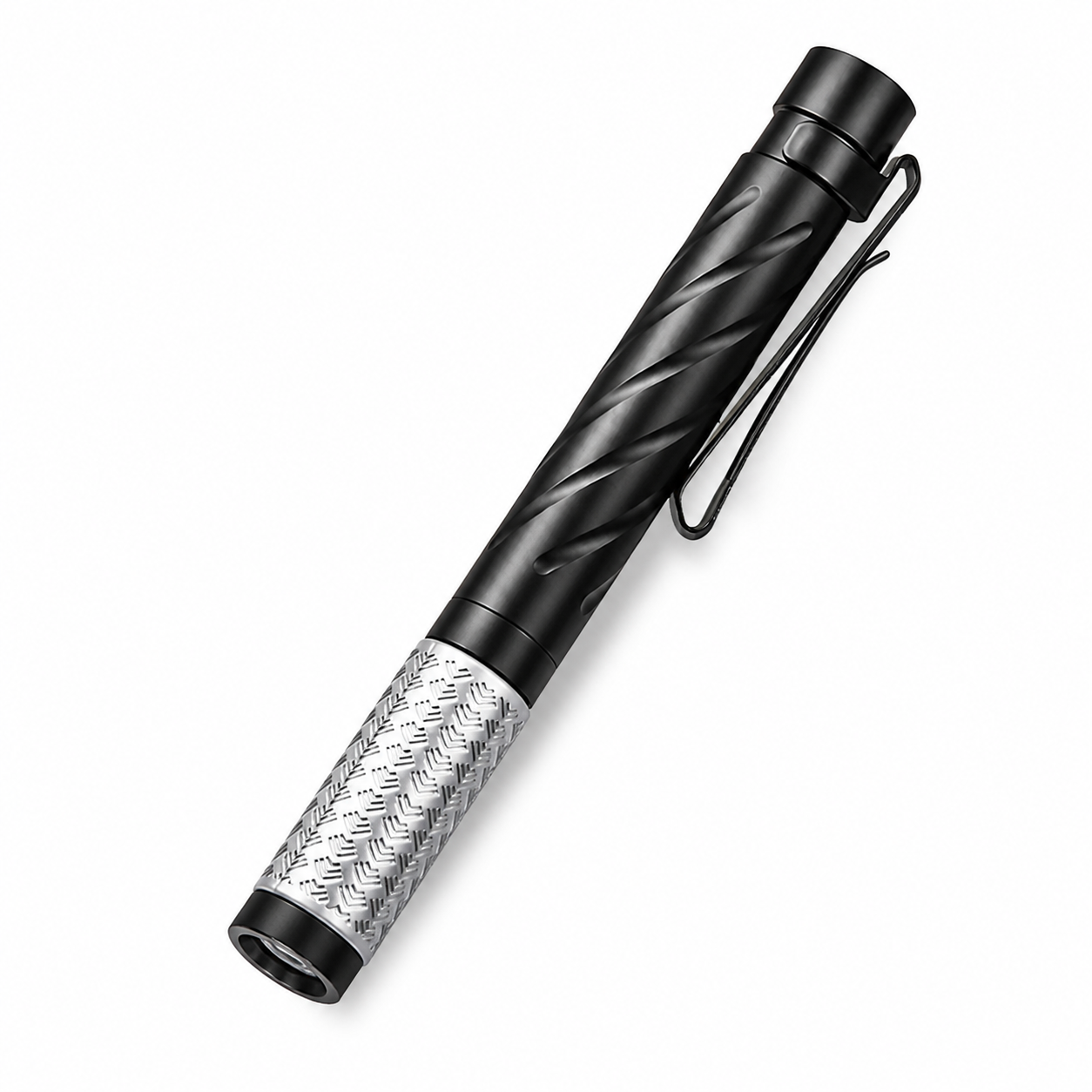 Main product image of DT006 Rechargeable UV LED Flashlight, Type C, Waterproof, Aluminum, Pocket Clip