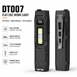 Product image of Rechargeable UV LED Flashlight, DT007, 1200LM, Type C, Battery Display