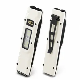 Product image of Rechargeable LED Flashlight, UV, Battery Display, Type C, 1200LM, DT007 White