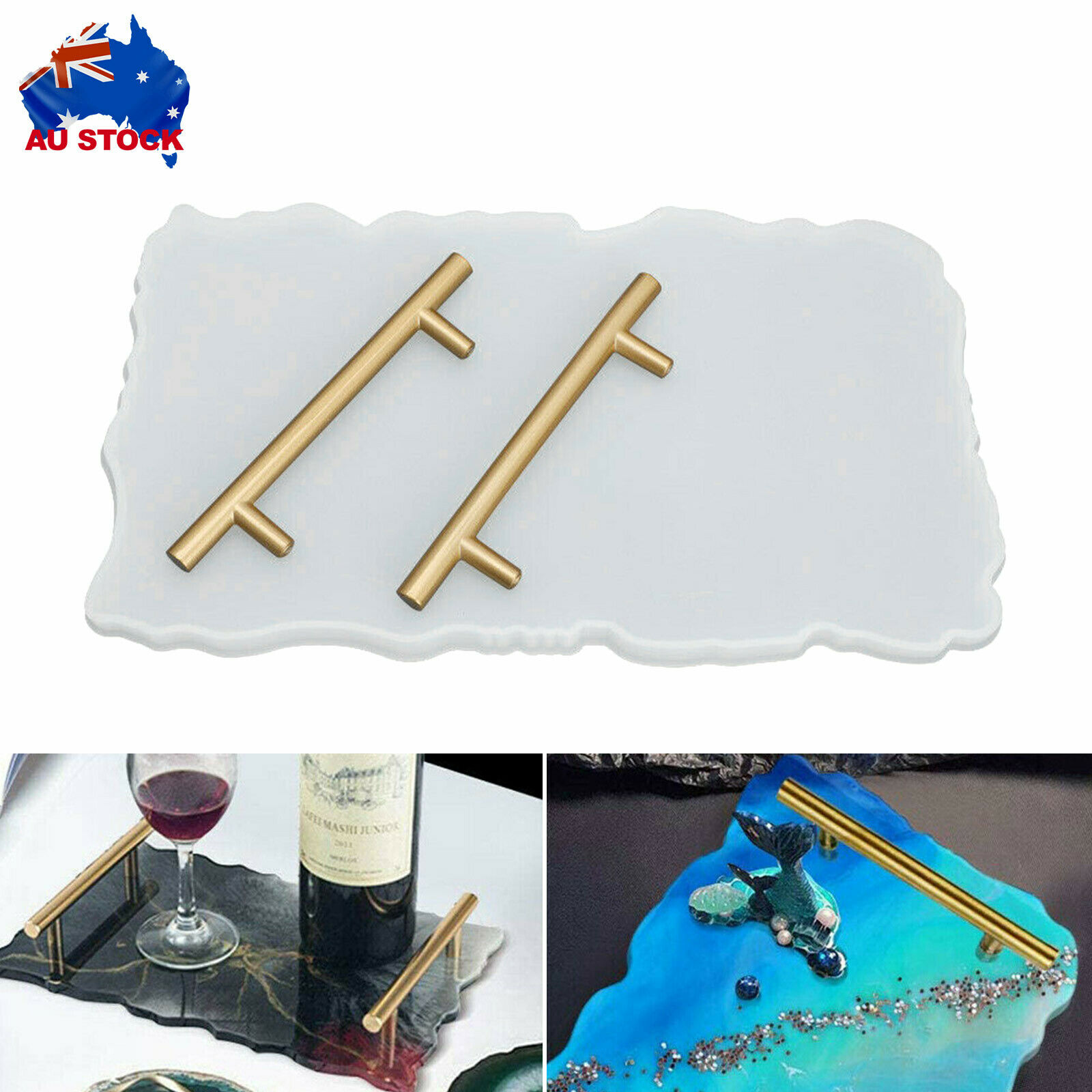 Main product image of Large Irregular Silicone Mold for Resin Coasters and Trays