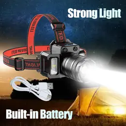 Product image of Headlamp, USB-C Rechargeable, IPX4 Waterproof