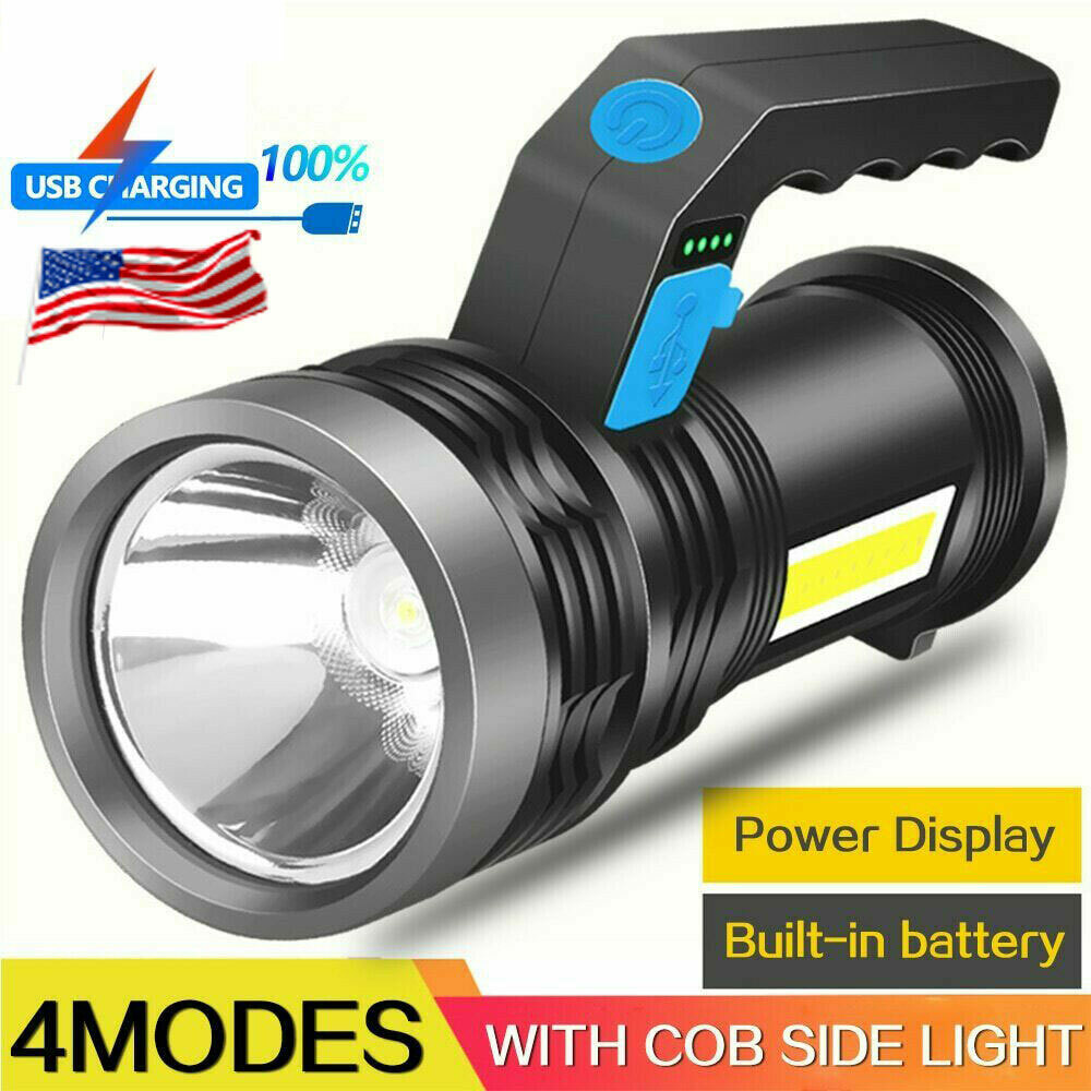 Main product image of High Lumen LED Flashlight, USB Rechargeable
