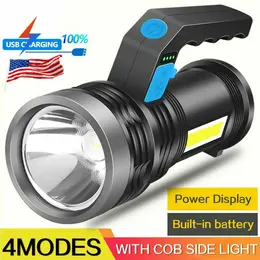 Product image of High Lumen LED Flashlight, USB Rechargeable