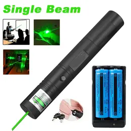 Product image of Green Beam Rechargeable Laser Pointer Kit with 2 Batteries and Charger