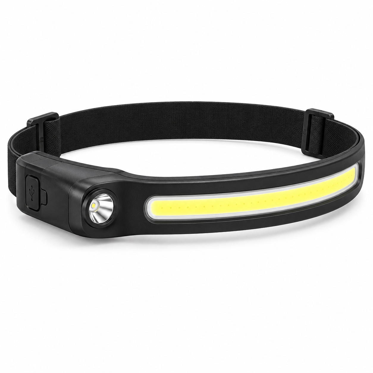 Main product image of COB LED Headlamp, Rechargeable, Motion Sensor, 5W, 330 Lumens, 800mAh, W689