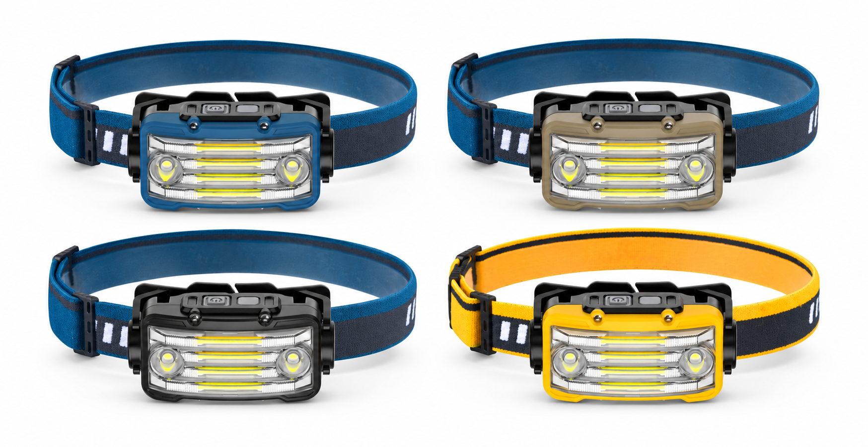 Main product image of W6108A Rechargeable LED Headlamp, Motion Sensor, USB-C, 370 Lumens