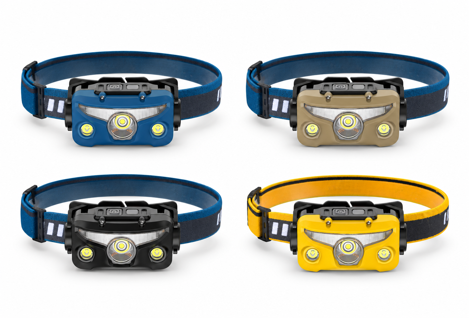 Main product image of LED Headlamp, Rechargeable, Motion Sensor, USB-C, 18650, 320 Lumens