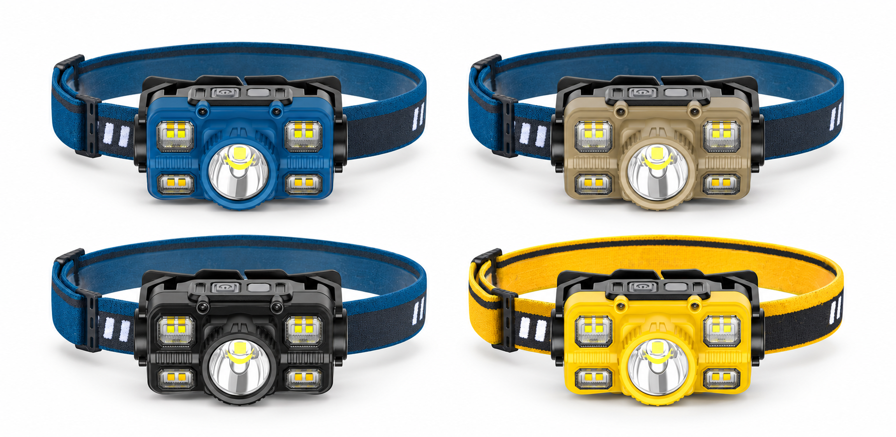 Main product image of W6120A Rechargeable LED Headlamp, 300LM, Motion Sensor, Type C, 18650, 4 Hr