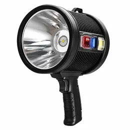 Product image of W5114 Portable Flashlight with Power Bank, Battery Display, Type C