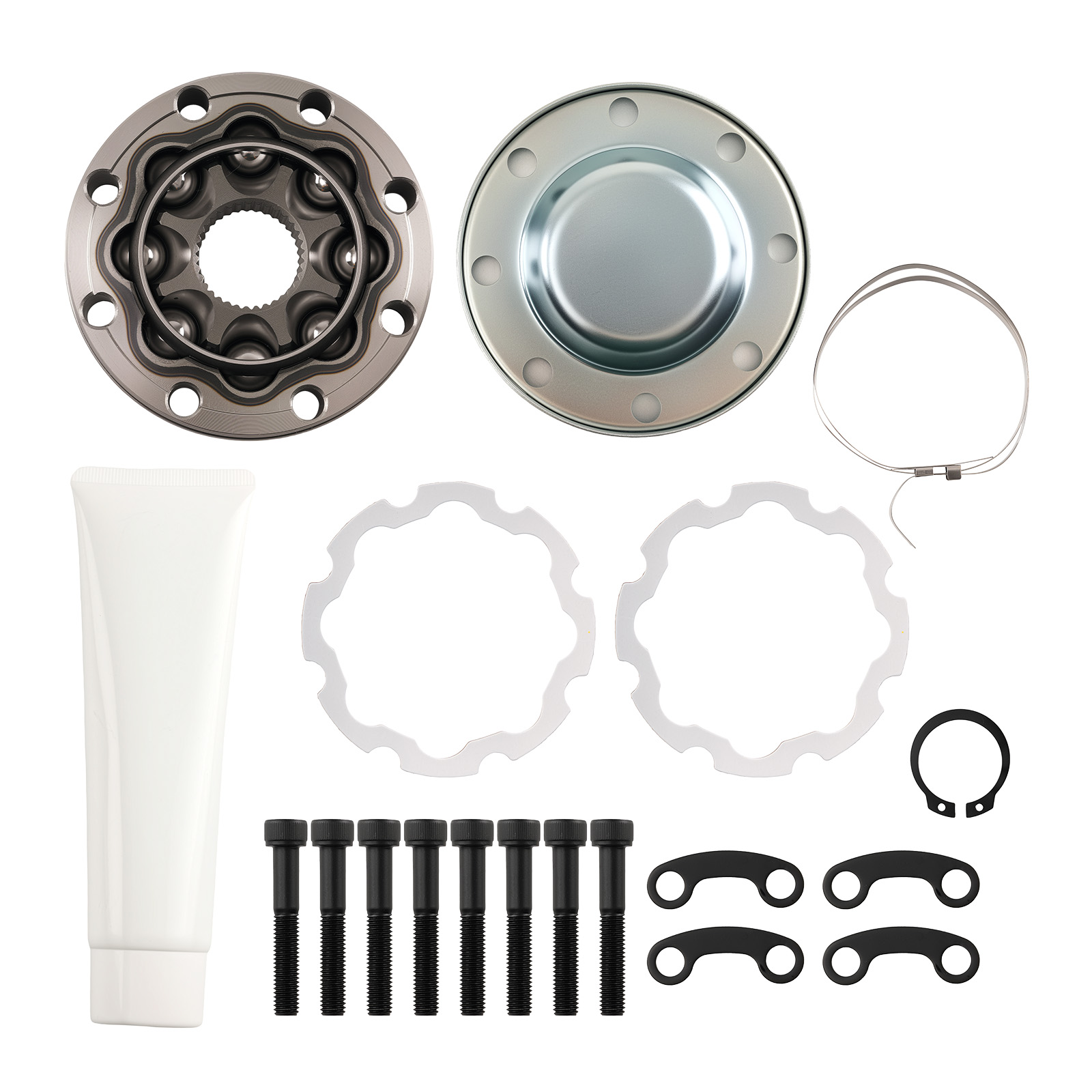Main product image of CV Joint Repair Kit, 8 Bolt, for Jeep JK Wrangler 2007-2018 Driveshaft