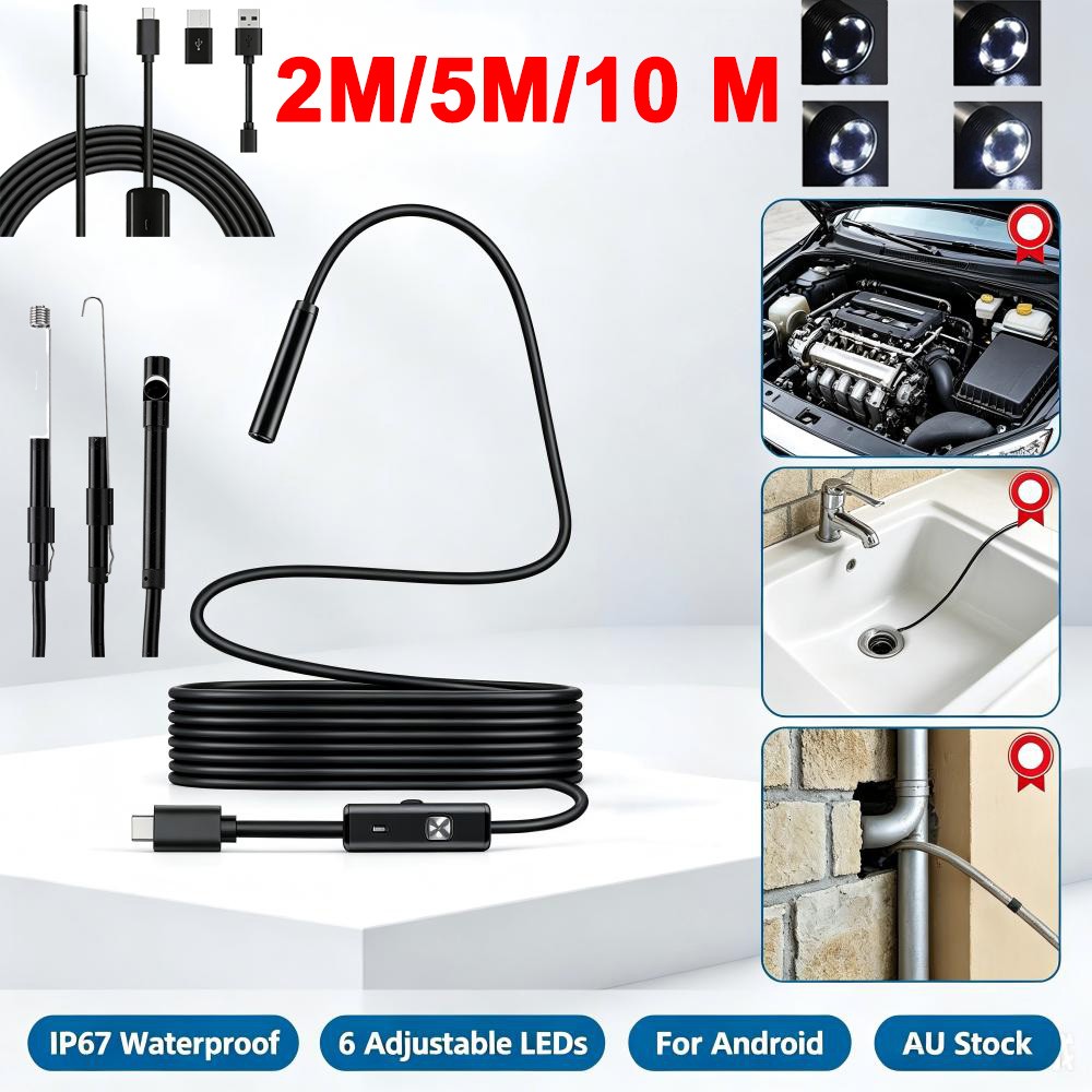 Main product image of Waterproof HD USB-C Endoscope Camera for Android