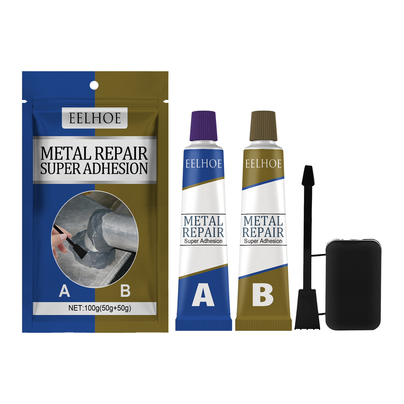 Main product image of Metal Repair Glue, Strong Adhesion for Daily Use
