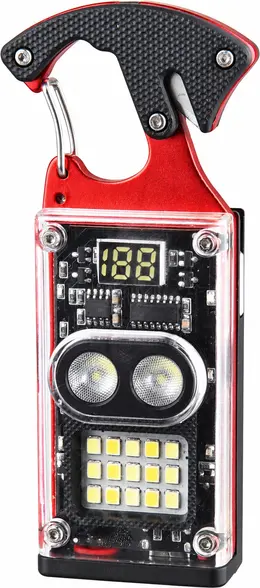 Product image of D62 Portable LED Flashlight with Type C Charging and Hanging Hook