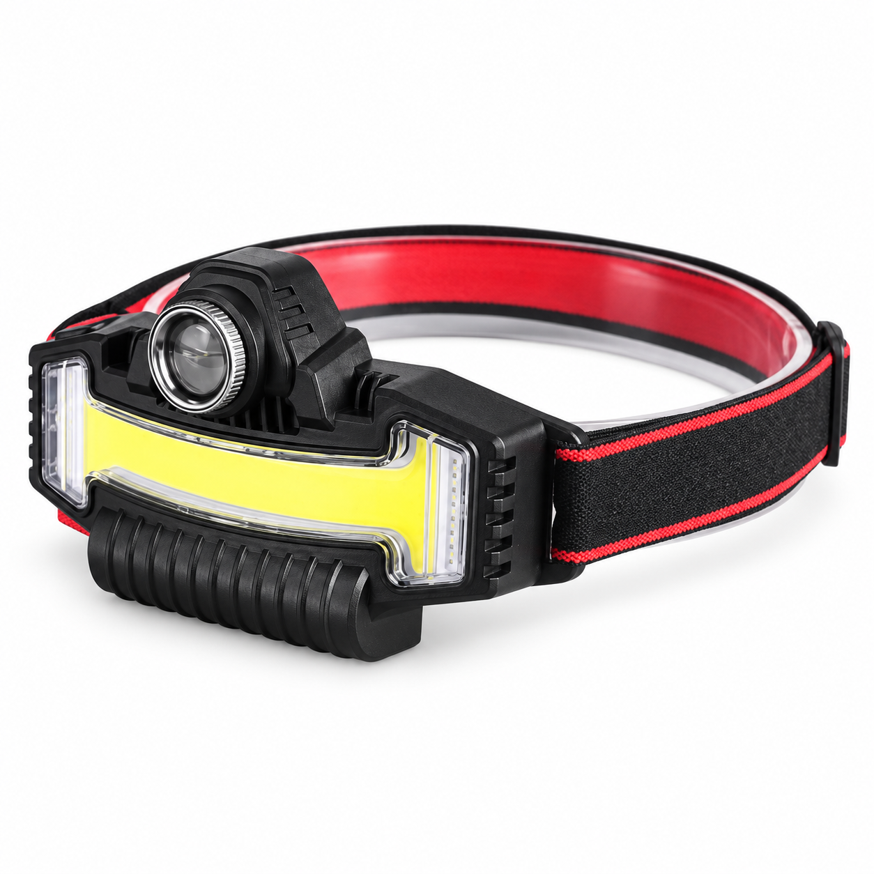 Main product image of W685 1 Hands Free COB LED Headlamp 1200mAh Type C Red Blue Warning For Camping