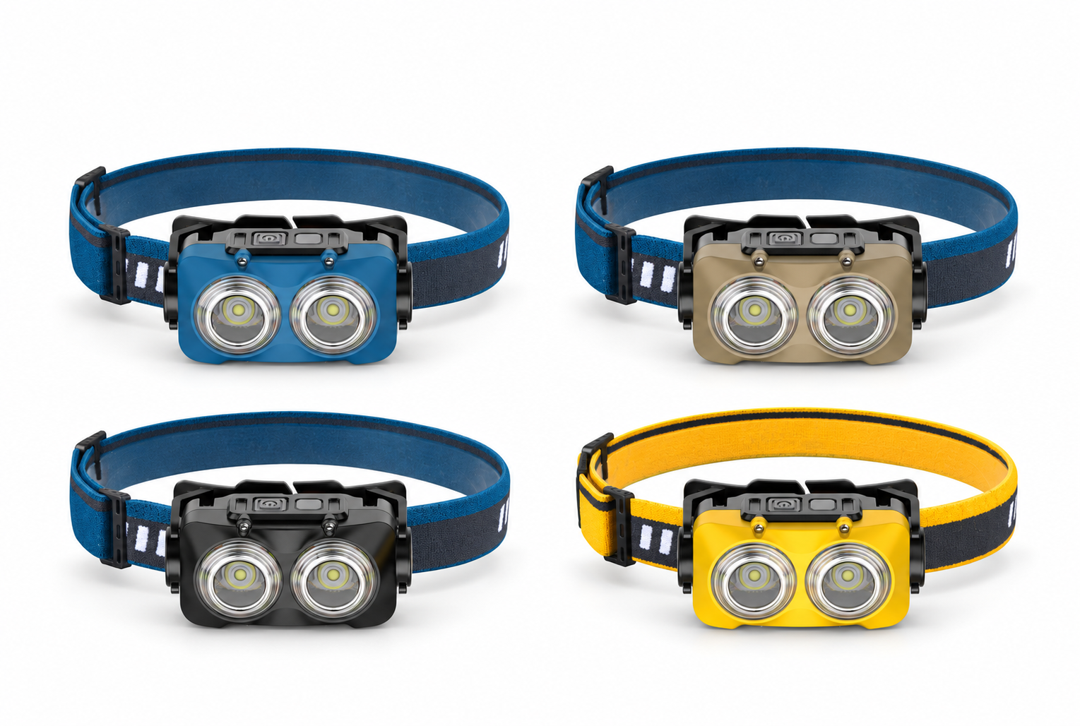 Main product image of W6110A Hands Free LED Headlamp 1800mAh Type C For Camping Hiking Work Factory Supply Battery