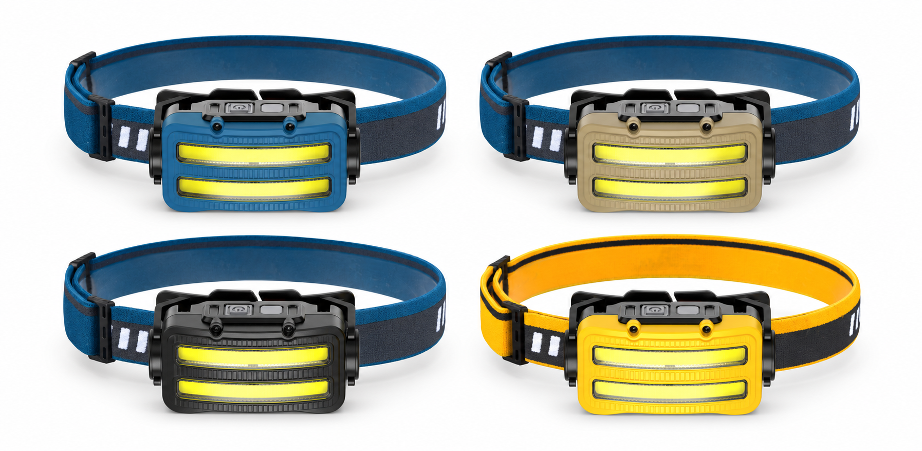 Main product image of W6122A Hands Free LED Headlamp 1800mAh Type C For Camping Hiking Work Factory Supply Battery