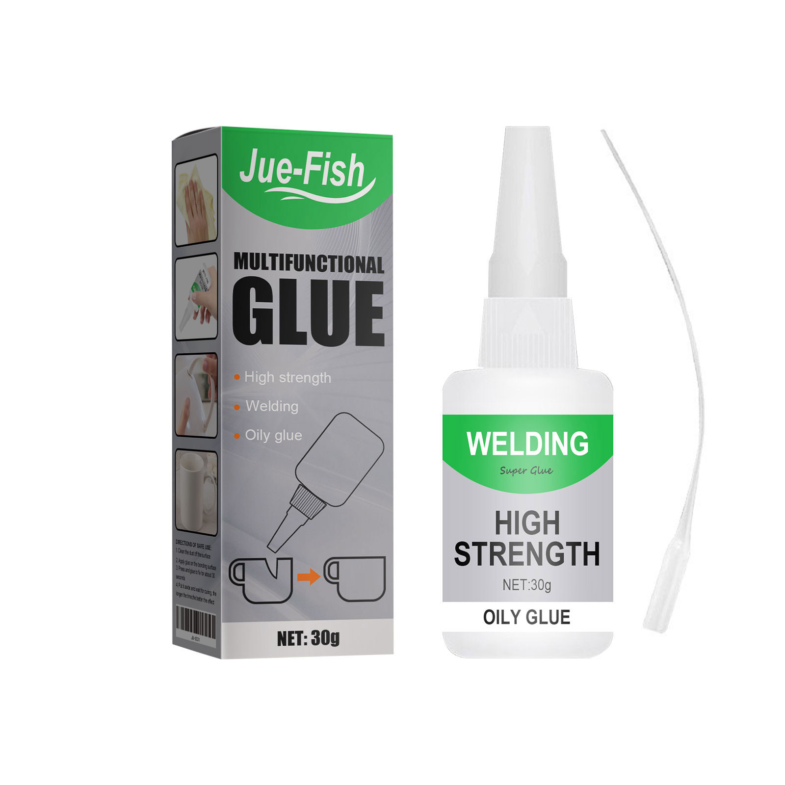 Main product image of Multifunctional Ceramic Waterproof Transparent Glue (30g), 30g, Strong Adhesion for Daily Use