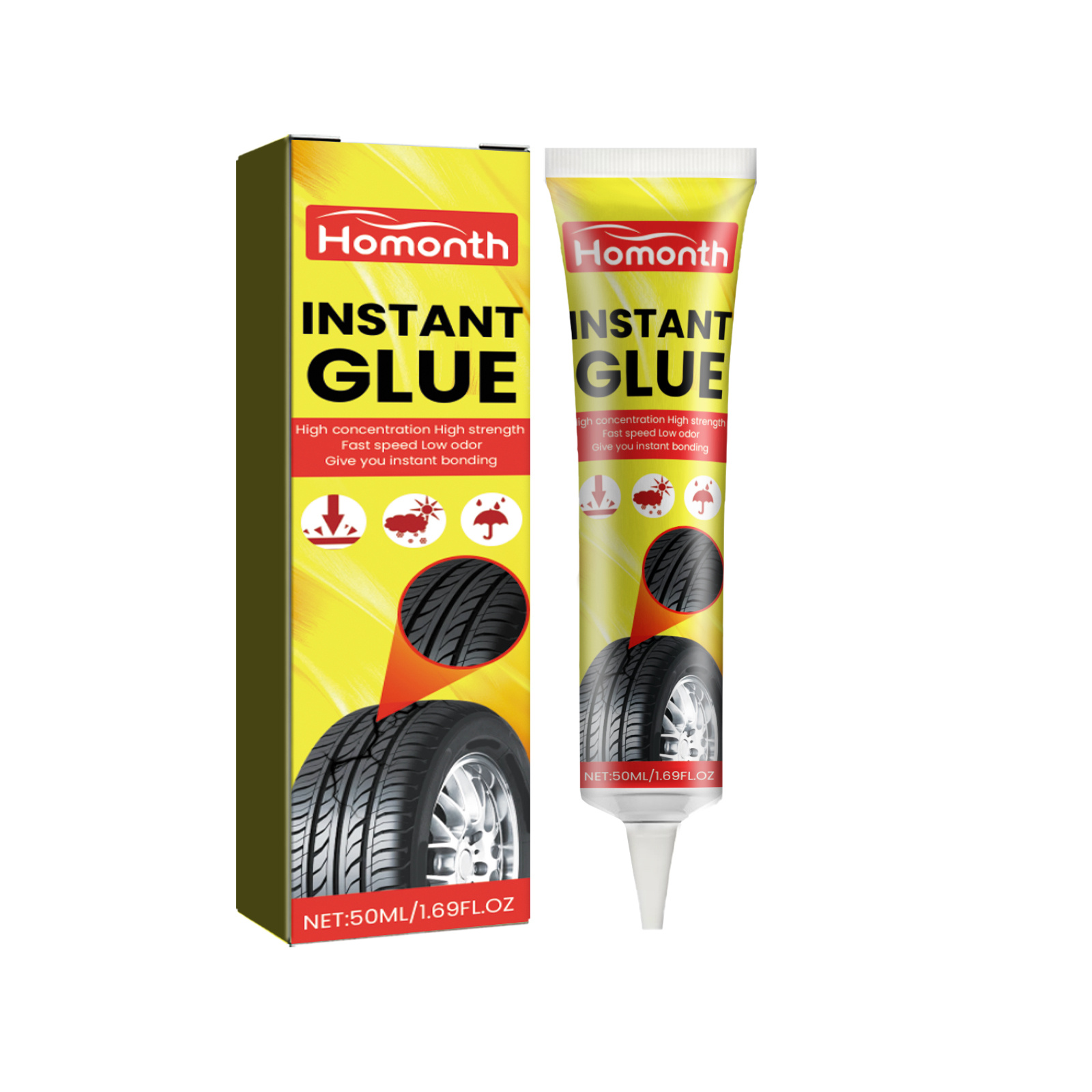 Main product image of Instant Glue, 50ml, Wheel Crack Repair, Car Care Product for Car Care
