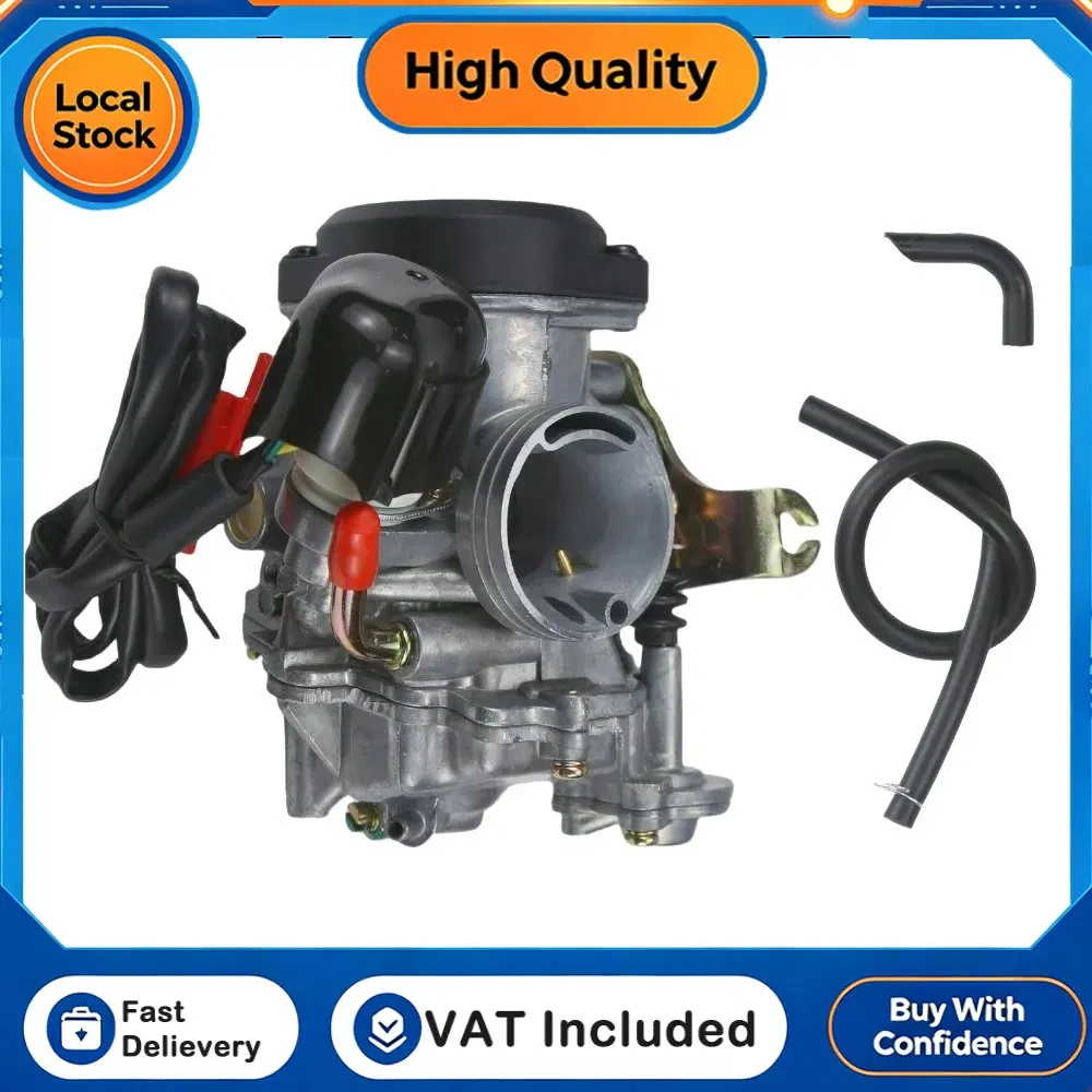 Main product image of 26mm CVK26 Motorcycle Carburetor Aluminum Alloy Replacement for Apriliia Mojito Fly Zip Liberty Skipper and  LX 125 150 200 High Quality