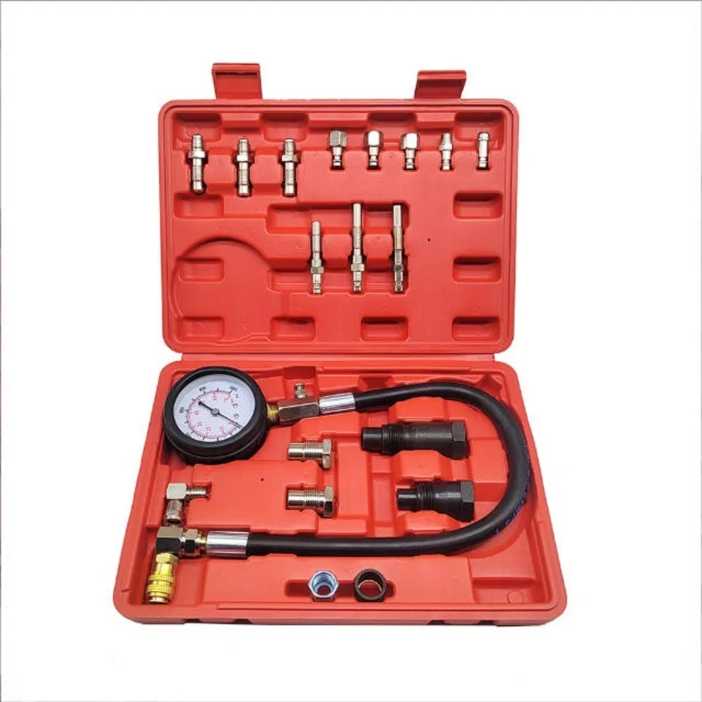 Main product image of Diesel Engine Compression Tester 0-70Bar/0-1000PSI 7 Adapters 36cm Hose Direct & Indirect Injection