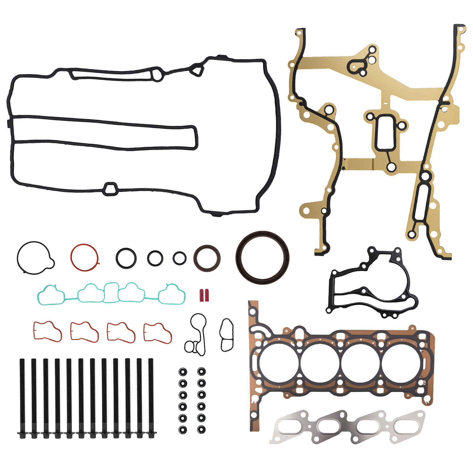 Main product image of Head Gasket Bolts Set fit for 11-2016 Chevy Cruze Sonic Buick Encorde Trax 1.4L