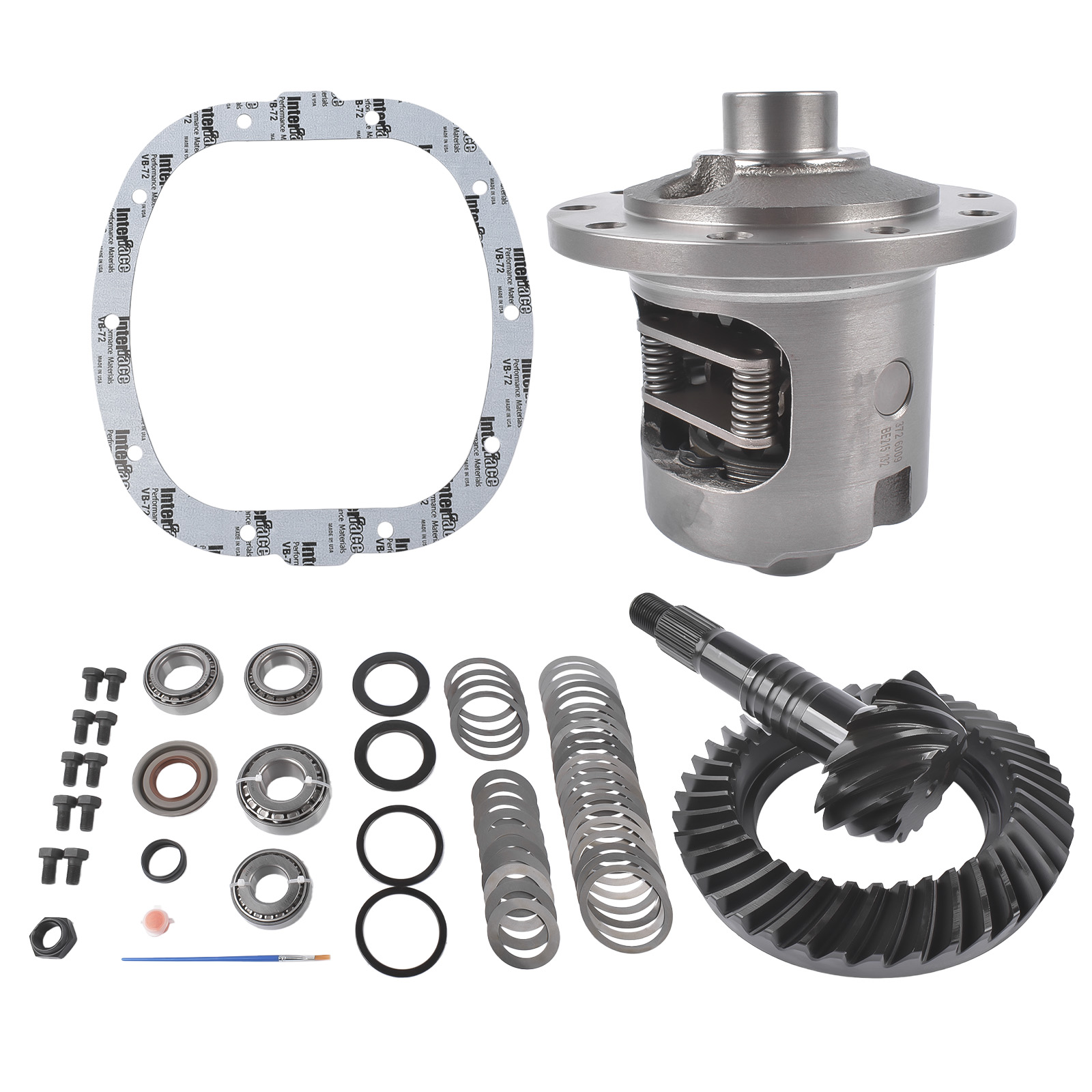Main product image of 28 Spline Gear 3.73 Ratio Limited Slip Differential with Gear Kit Fit for GM 7.5"/7.625" 10-Bolt Posi Gears