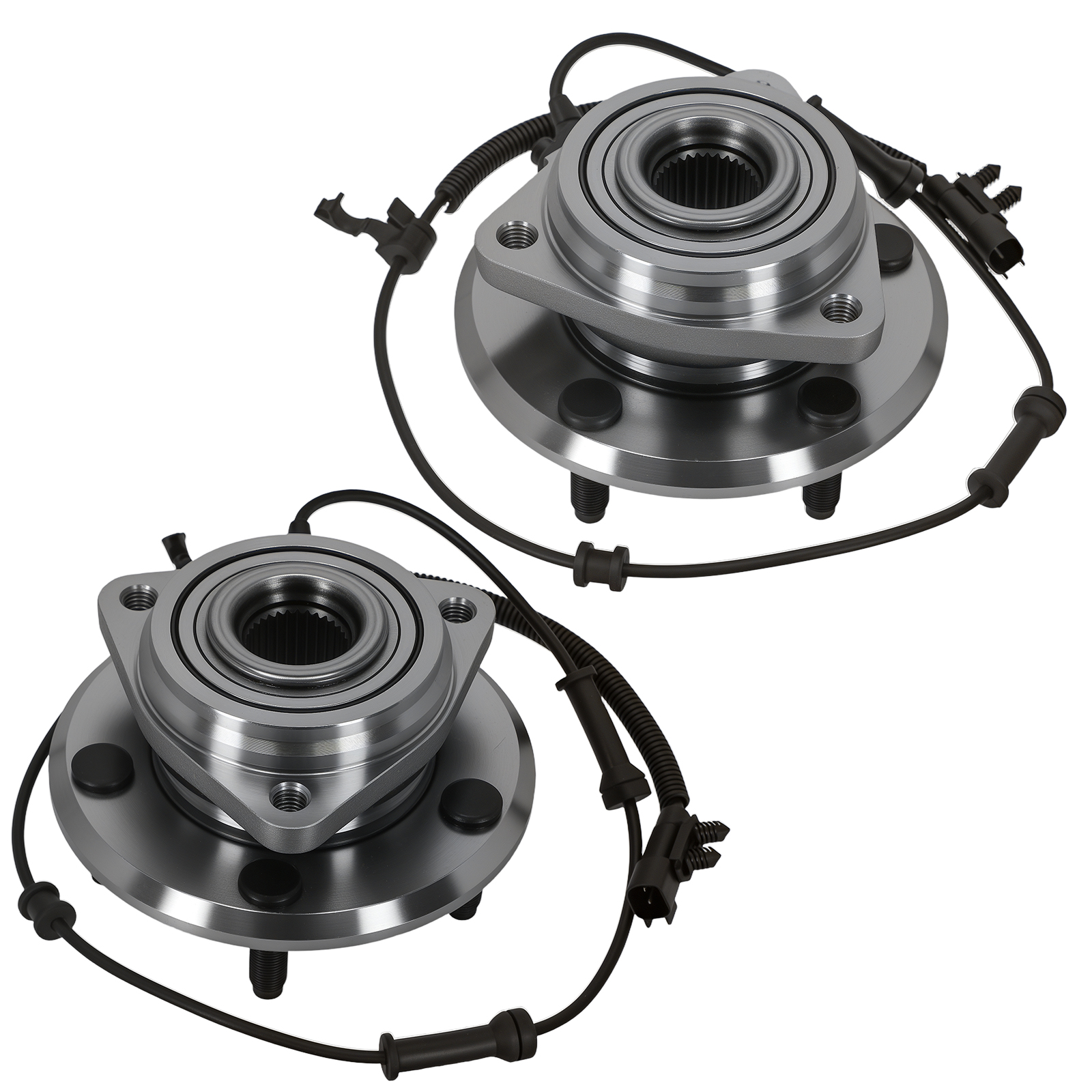 Main product image of 2x Front Wheel Hub & Bearing Kit fit for JEEP WRANGLER 2007-2010 HB613274 5-Bolt ABS