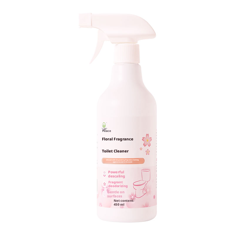 Floral toilet cleaner-sprinkler head