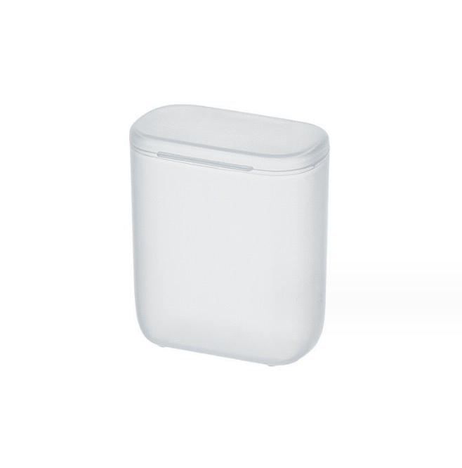 Portable data cable storage box-transparent white-1 piece