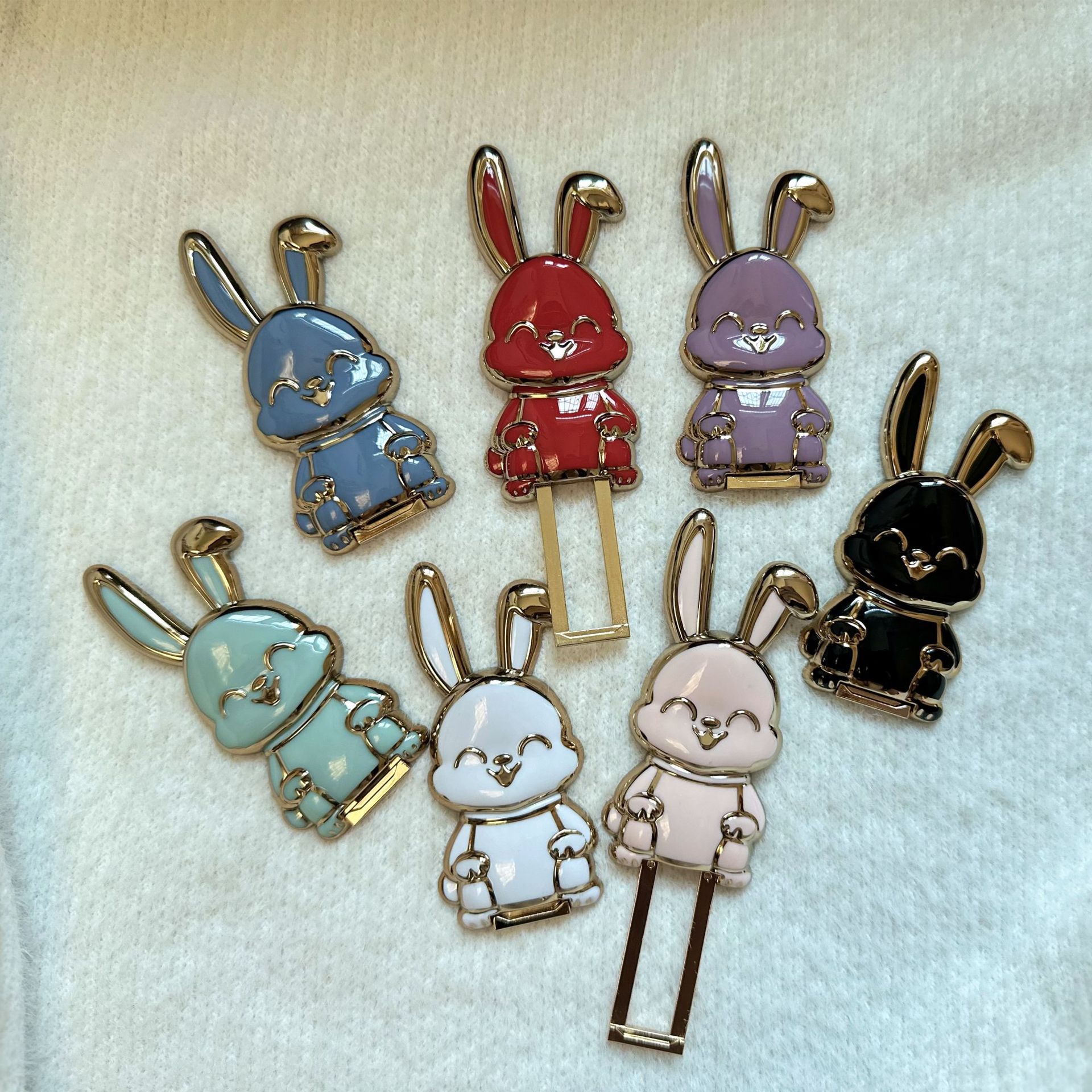 Rabbit mobile phone holder-white-1 piece-opp bag *[Patent]