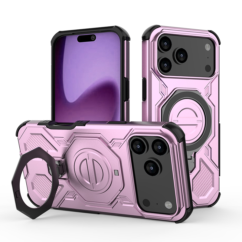 For I Phone 17 Pro Case  Phone Cover Shockproof Kickstand Rugged Magnetic