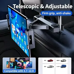 Product image of Car Headrest Tablet Phone Mount, Telescopic, Adjustable, 4.7 2.9 Inch