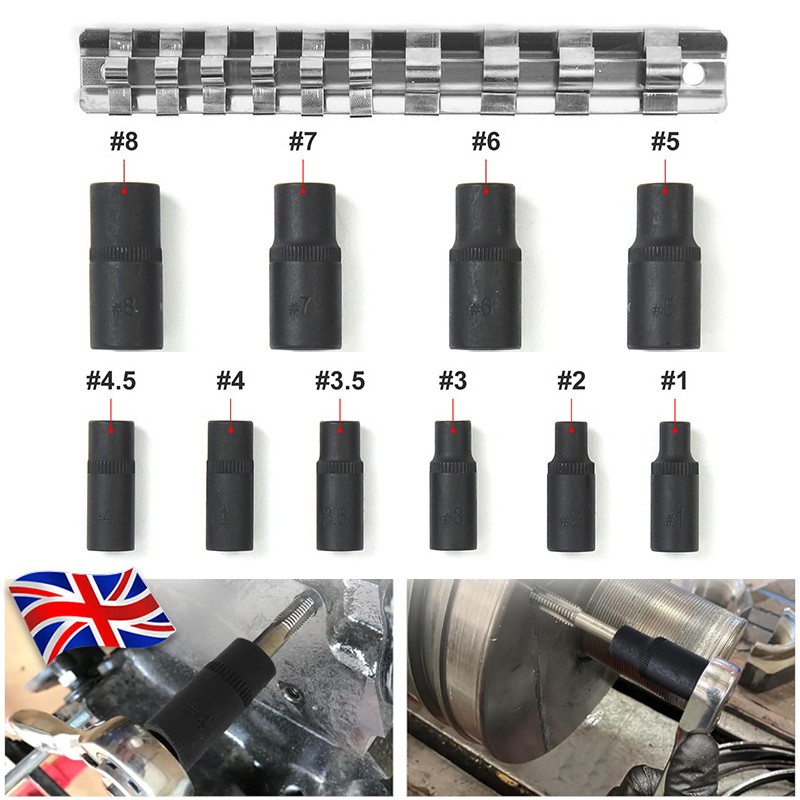 Main product image of Magnetic Tap Socket Set, 10-Piece, 1/4 & 3/8 in. Drive, M1.5-M14, CT5615