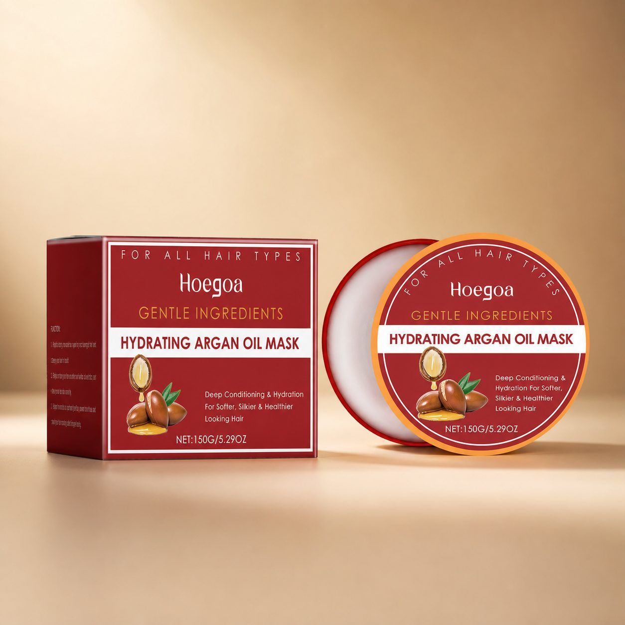 Main product image of HOEGOA Argan Oil Rinse-Off Hair Mask, 150 g