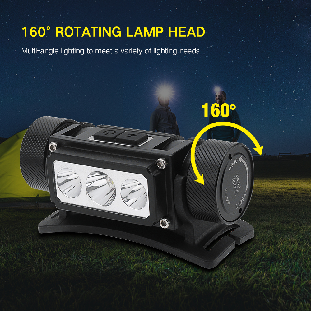 Main product image of Multi-functional 900000lm LED Headlamp Head Torch Hunting Light Flashlight