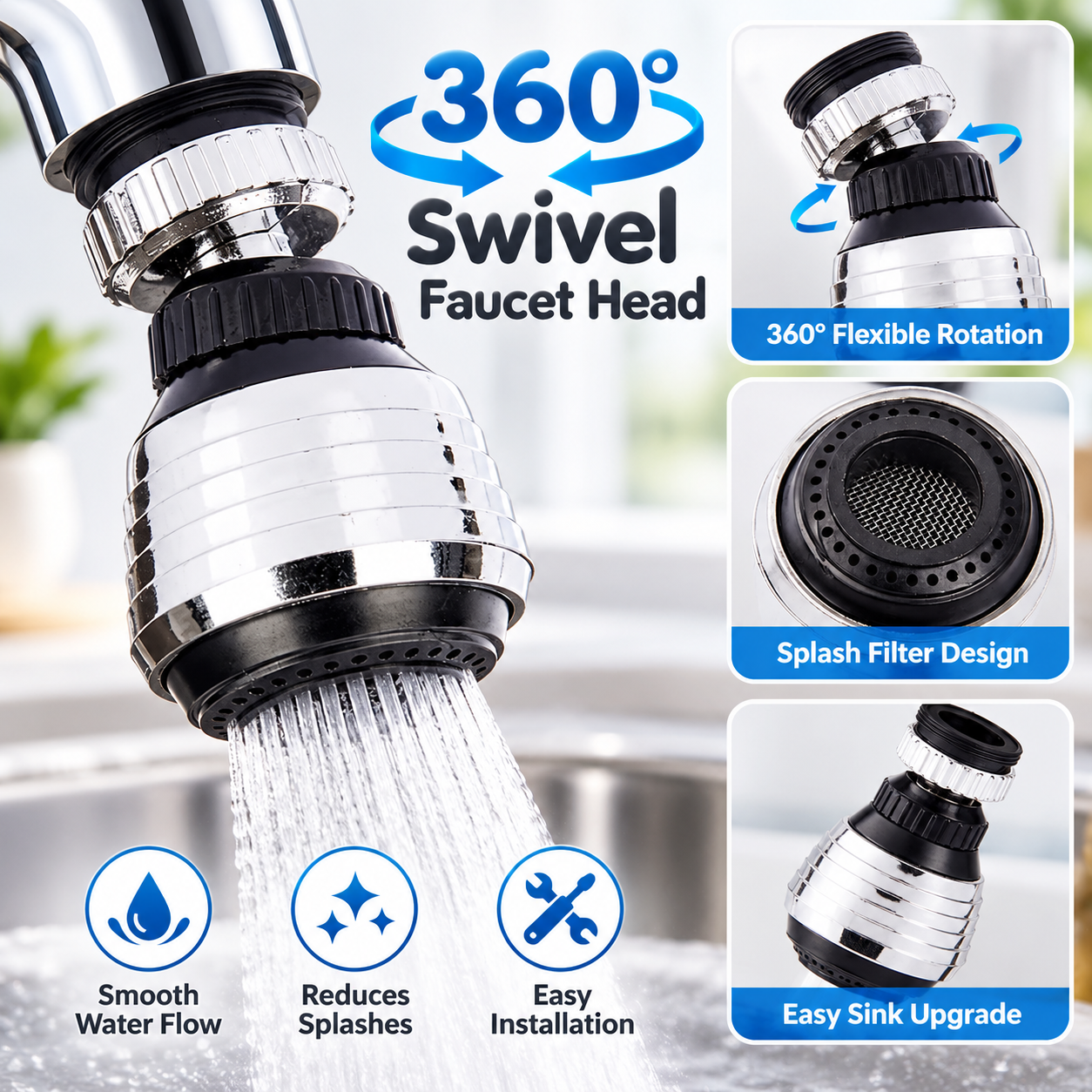 Main product image of Connector Faucet Small Sink 360