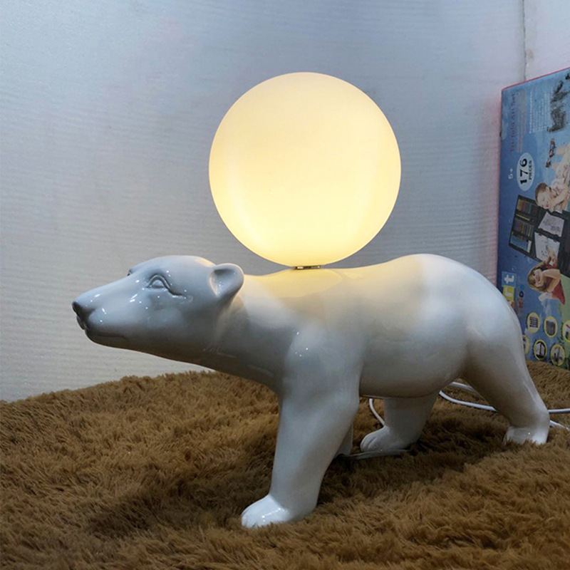Modern Simple Personality Bear Table Lamp