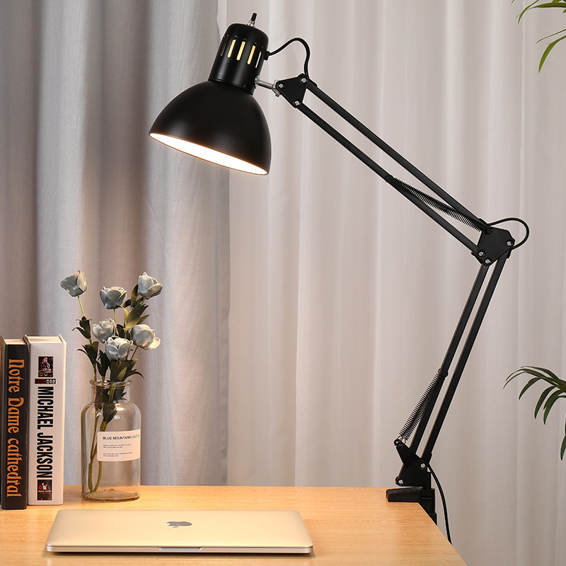 Cantilever Eye Protection Home Metal LED Extra Long Arm Iron Lamp