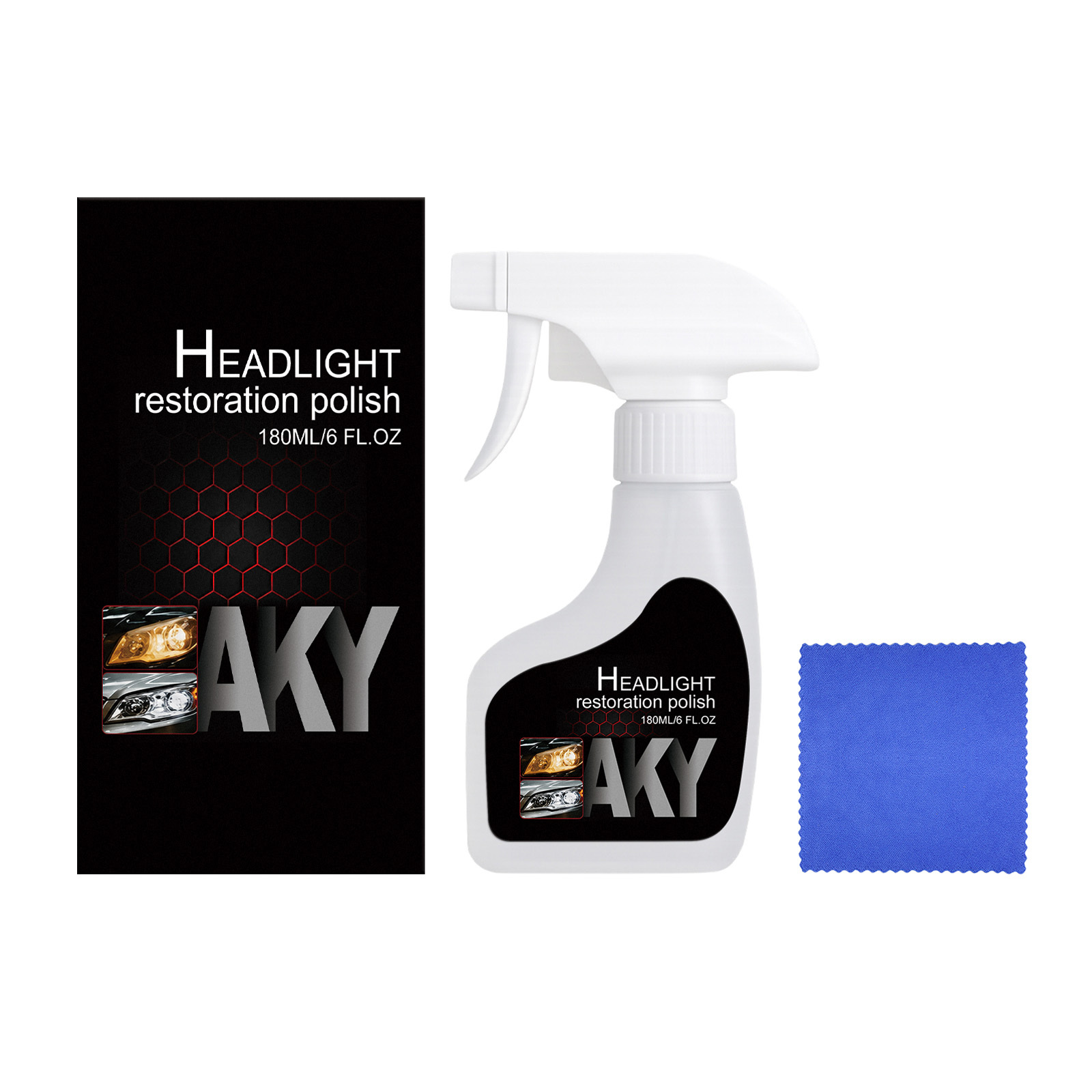 Main product image of Chemical Preparation, Headlamp Restorer, for Most plastic headlight lamp covers