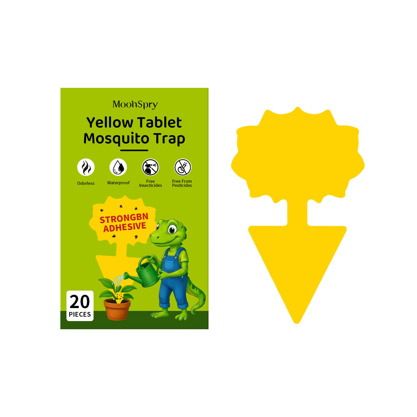 Main product image of Yellow Mosquito Trap Tape, 20 Pieces, Mosquito Repellent Products for Daily Use